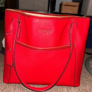 Kate Spade Red Tote Bag